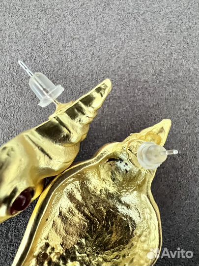 Серьги ракушки