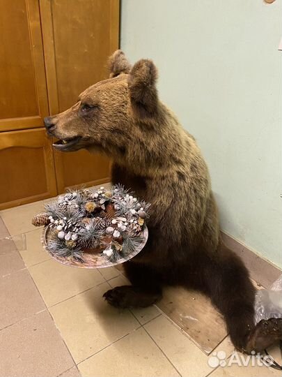 Чучело медведя имитация