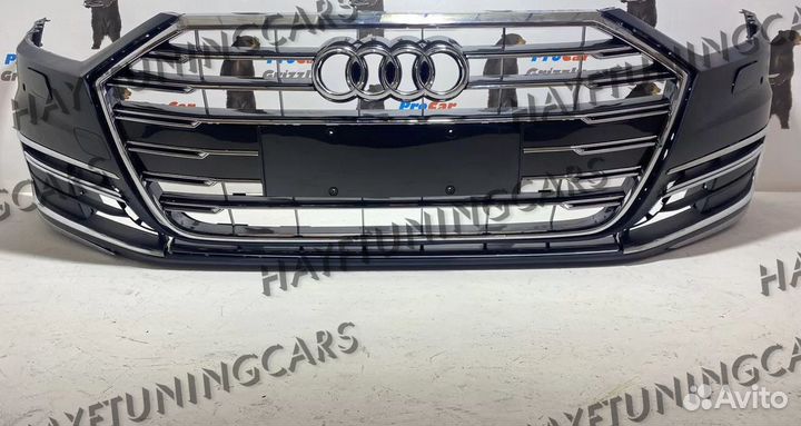 Передний бампер Audi A8 D5 в сборе