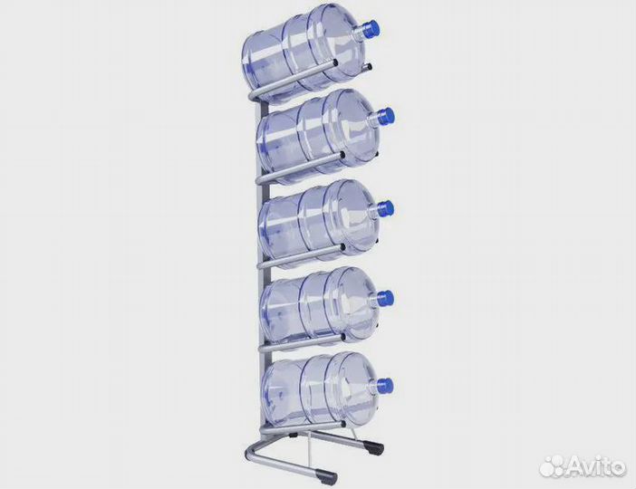 Стойка стеллаж для 5 бутылей 19 л «Аква-5»