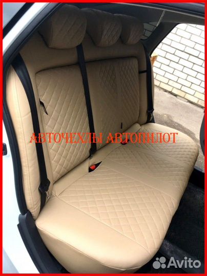 Чехлы Автопилот Nissan Almera g11 g15 из экокожи