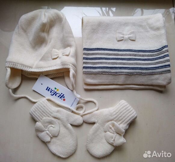 Шапки, шарфы (новые и б/у) на 1-4 года