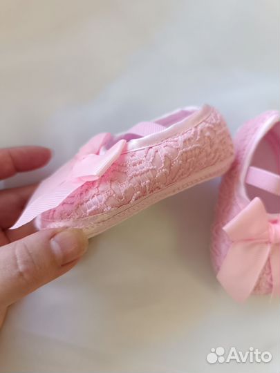 Пинетки для девочки нарядные