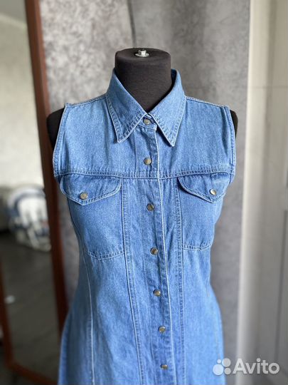 Джинсовый сарафан