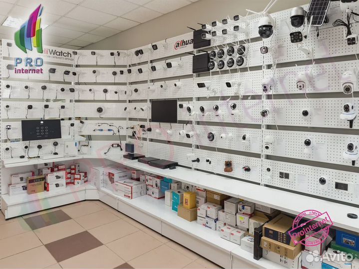 Видеонаблюдение.3 камеры (5Mp) Внутреннего типа