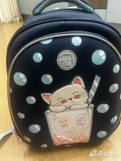 Рюкзак школьный для девочки grizzly