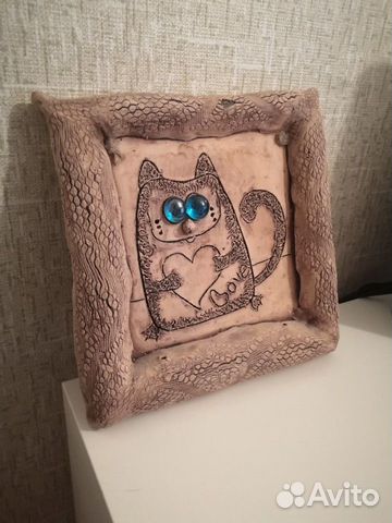 Картина из керамики ручная работа