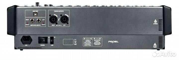 Proel M1000 Активный микшерный пульт 2х500w Италия