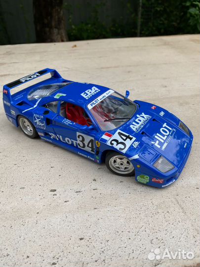 Сборная модель 1:18 Bburago ferrari F40