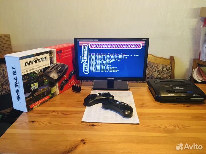 Sega Genesis Modern Wireless 300 игр