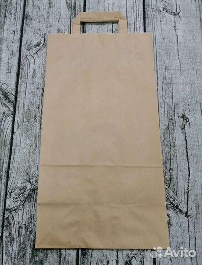 Крафтовые пакеты с ручками