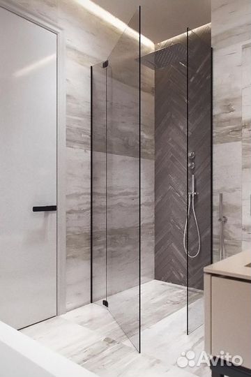 Душевые ограждения из стекла на заказ