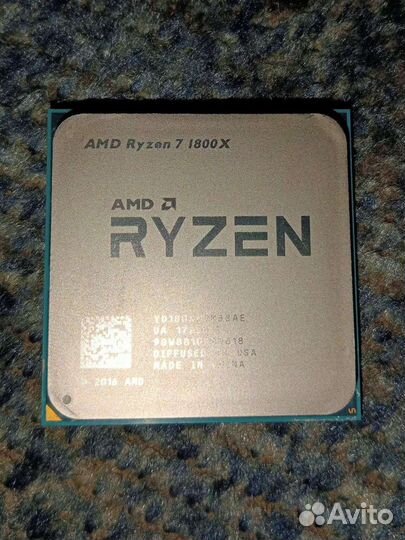 Процессор AMD ryzen 7 1800x