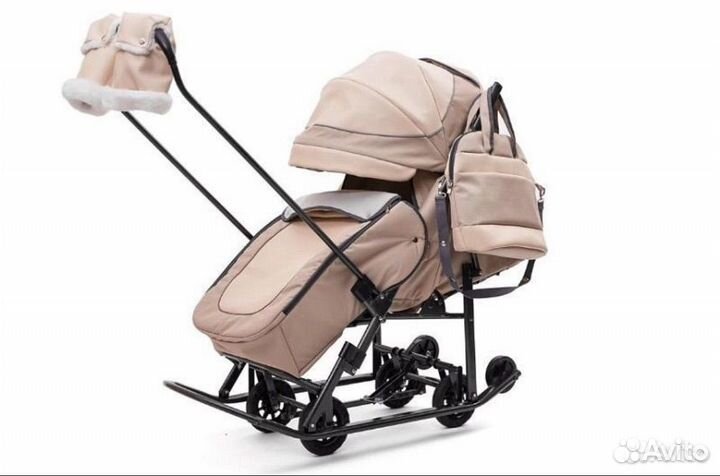Санки коляска pikate deluxe