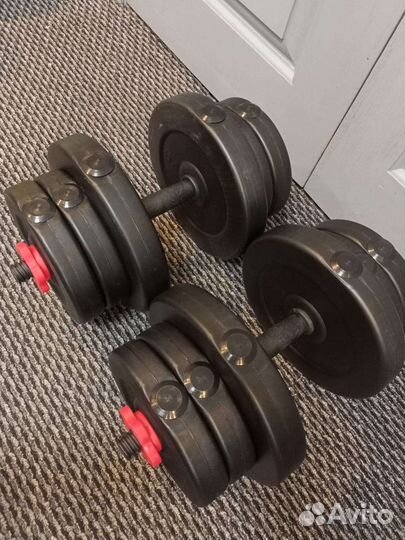 Гантели 40кг разборные новые