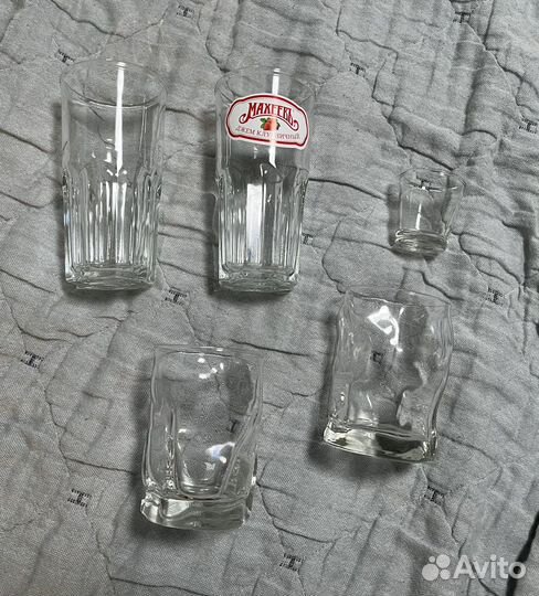 Стаканы, рюмки