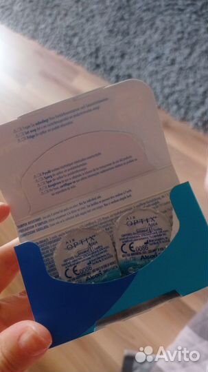 Линзы контактные -3,50 на месяц бронь