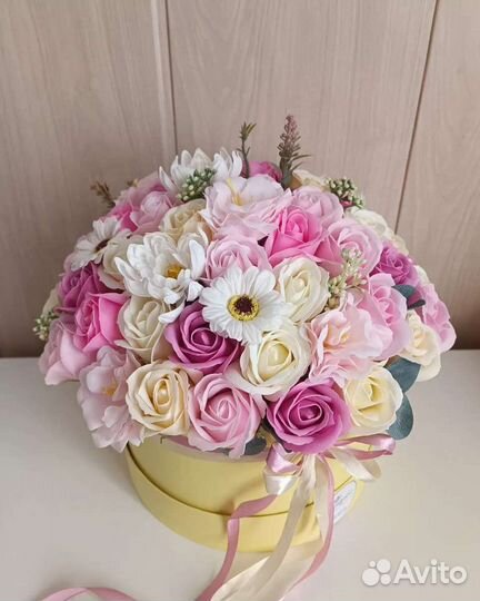 Букет из мыльных цветов