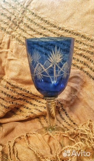 Фужеры, цветное стекло СССР