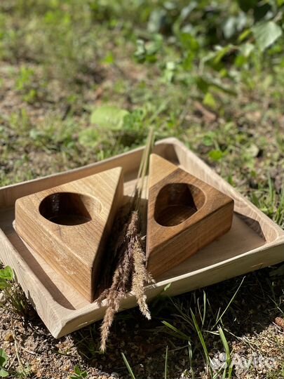 Подсвечники из дерева заготовки