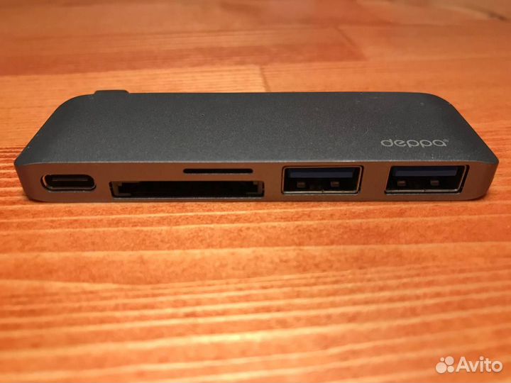 Deppa переходник USB-C адаптер для Macbook