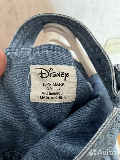 Джинсовый комбинезон 80-86