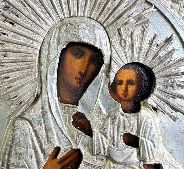 Икона Иверская Пресвятая Богородица Состояние