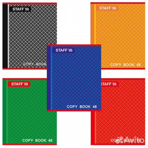 Тетрадь А5, 48 л., клетка эконом 5шт