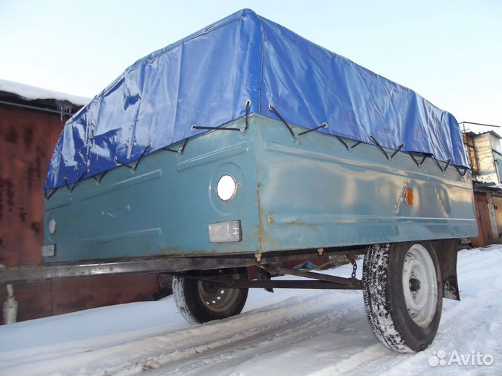 Тент средней высоты Н470 на прицеп Ммз вышлю