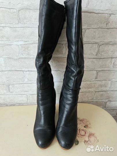 Зимние женские сапоги натуральная кожа