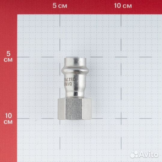 Соединитель valtec (VTi.902.I.001504) 15 мм х 1/2 вр(г) нержавеющая сталь