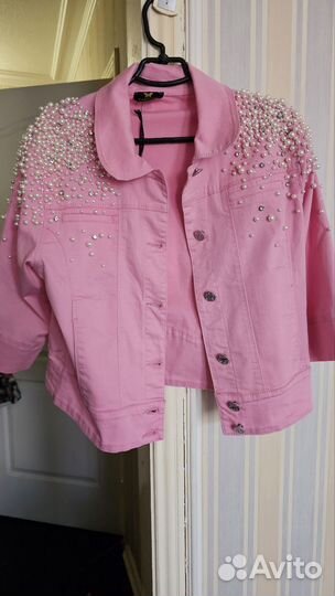 Пиджак женский стразы 46-48