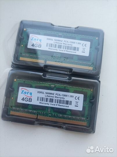 Оперативная память 4Gb DDR-III SO-dimm 1.35В