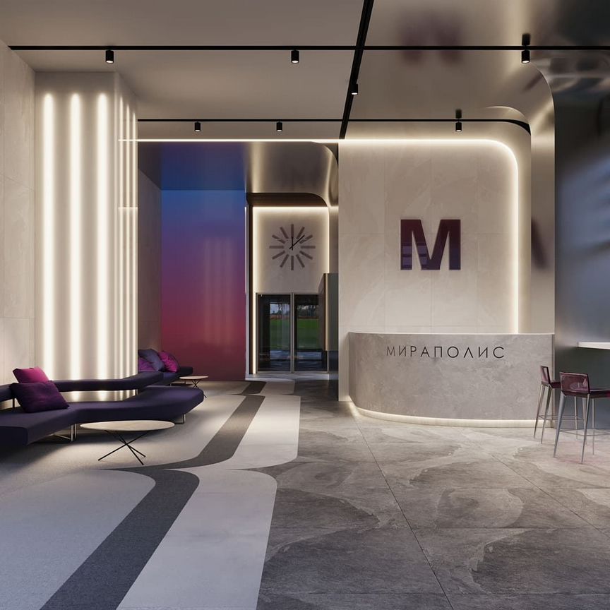 2-к. апартаменты, 45,5 м², 3/35 эт.