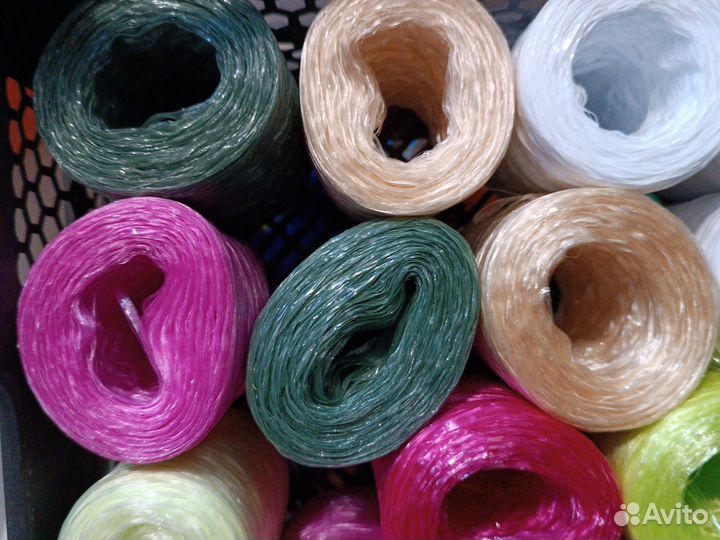 Пряжа для мочалок и сумок(полипропиленовые нитки)