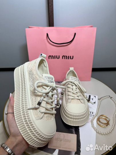 Кроссовки Кеды Miu Miu Размер 36-40