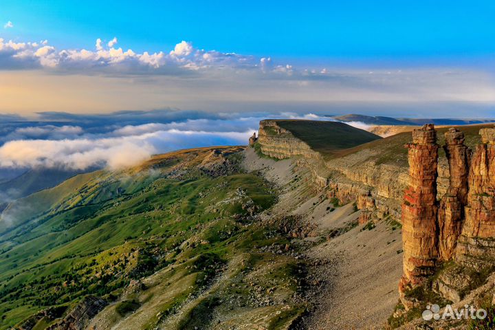 Медовые водопады+ плато Бермамыт