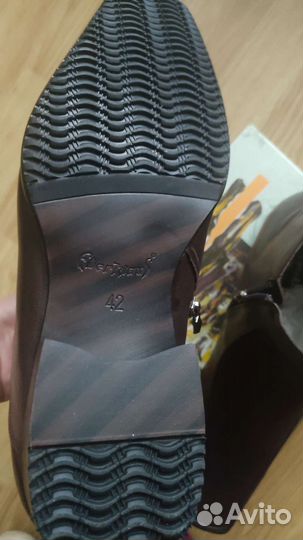 Сапоги мужские зимние кожаные,с замшевой вставкой