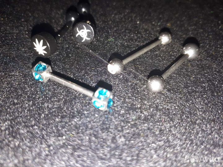 Лабрет, штанга