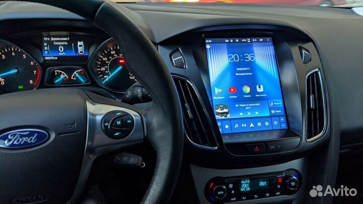 Магнитола Ford focus 3 Tesla Style