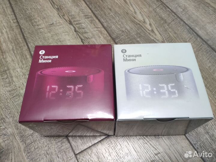Новая Яндекс Станция Мини 2 с часами yndx-00020