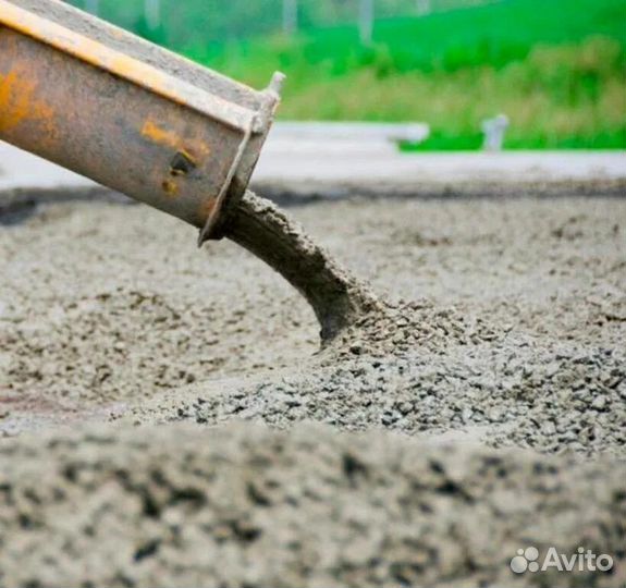 Доставка бетона миксером