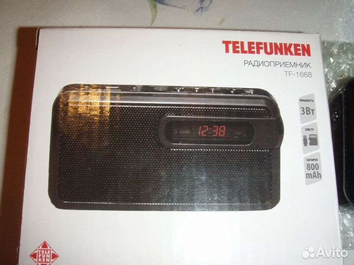 Радиоприемник новый Telefunken и Ritmix