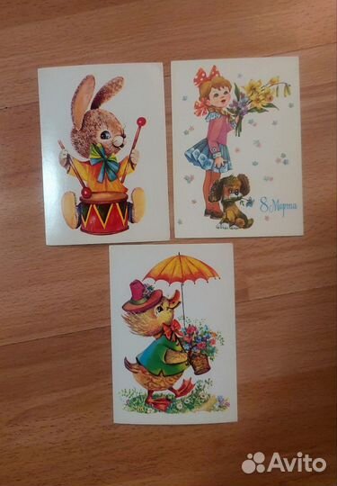 Открытки СССР четвериков манилова чистые