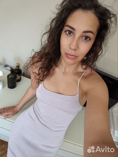 Трикотажное платье летнее