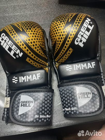 Мма перчатки green hill