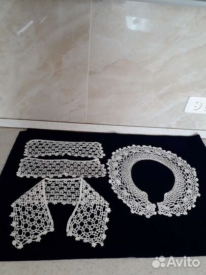 Воротники вязаные