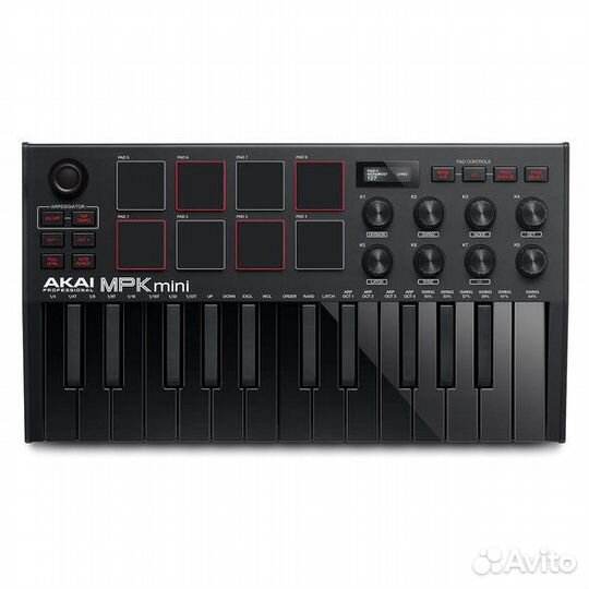 Midi-клавиатура Akai MPK Mini MK3 (черная)