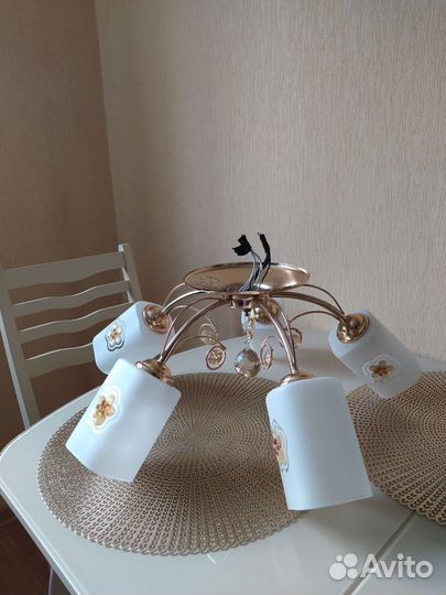 Люстра потолочная подвесная бу