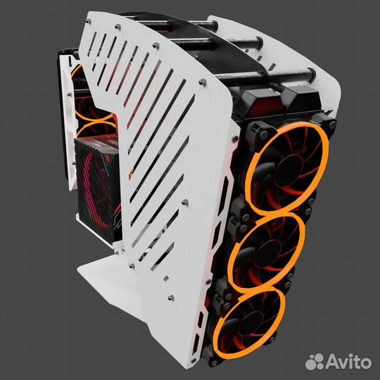 Открытый компьютерный корпус / стенд для пк ATX Cr